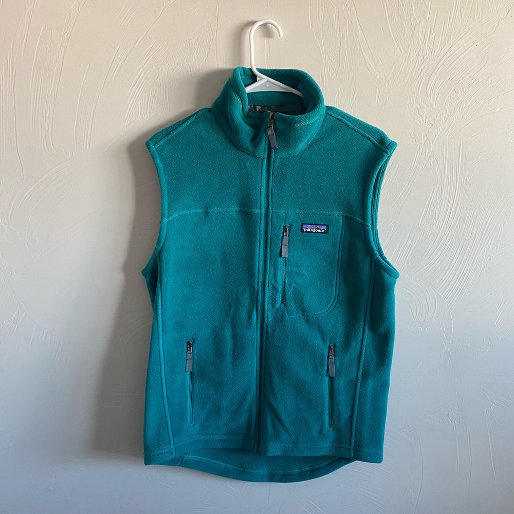 NWT Patagonia Synchilla Fleece Vest Small Teal
